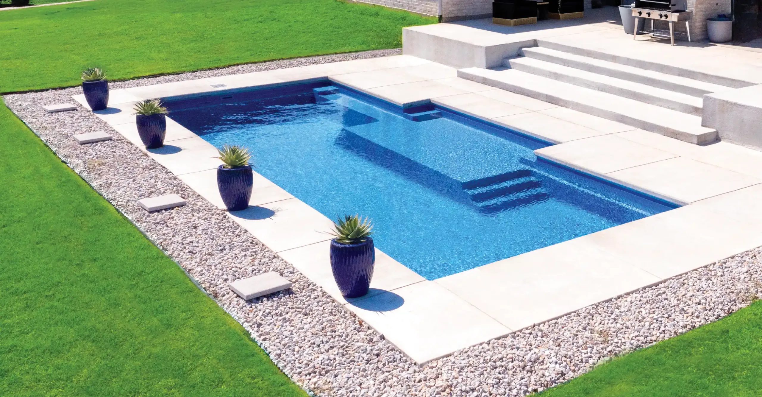The Dynasty Fiberglass Pool Design